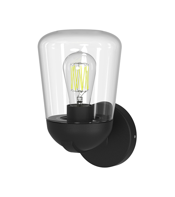 Nástenná lampa s plochým skleneným krytom HR60112 Nástenná lampa s plochým skleneným krytom HR60112