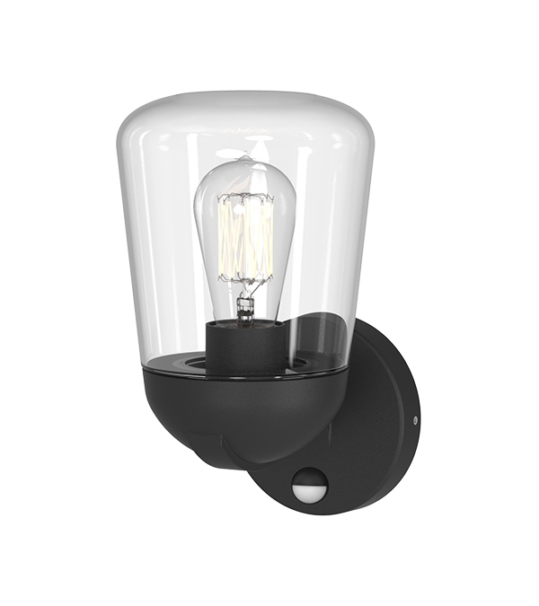 Indukčná nástenná lampa s plochým skleneným krytom HR60112S Indukčná nástenná lampa s plochým skleneným krytom HR60112S
