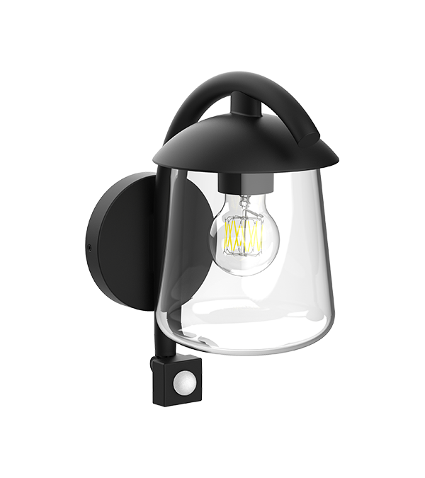 Indukčná nástenná lampa Parrot Bend Flat Top Glass HR60673S Indukčná nástenná lampa Parrot Bend Flat Top Glass HR60673S