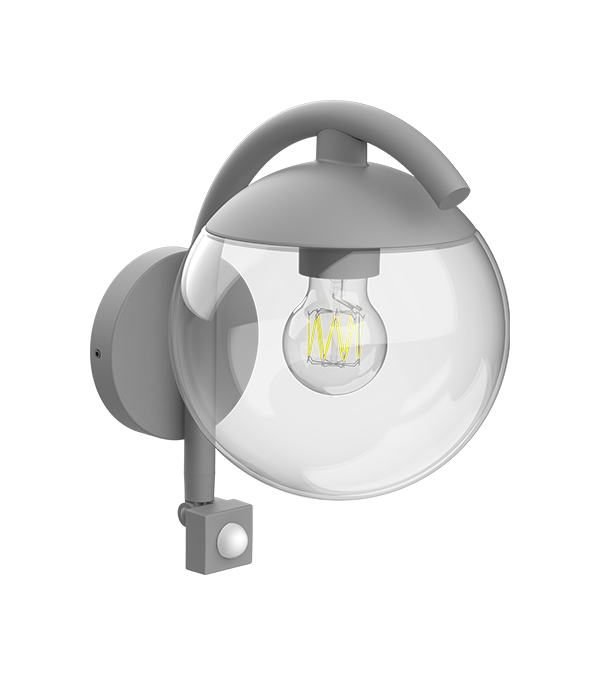 Indukčná nástenná lampa Parrot Bend s okrúhlym sklom HR60671S Indukčná nástenná lampa Parrot Bend s okrúhlym sklom HR60671S