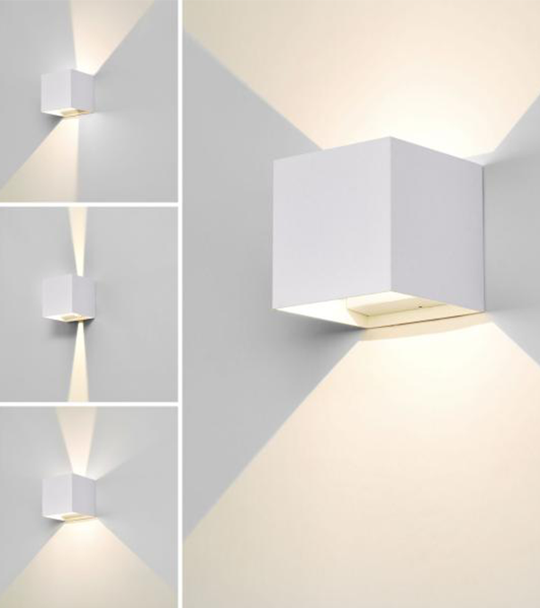 100 štvorcových LED obojsmerne stmievateľné nástenné svietidlo HR60432-LED 100 štvorcových LED obojsmerne stmievateľné nástenné svietidlo HR60432-LED