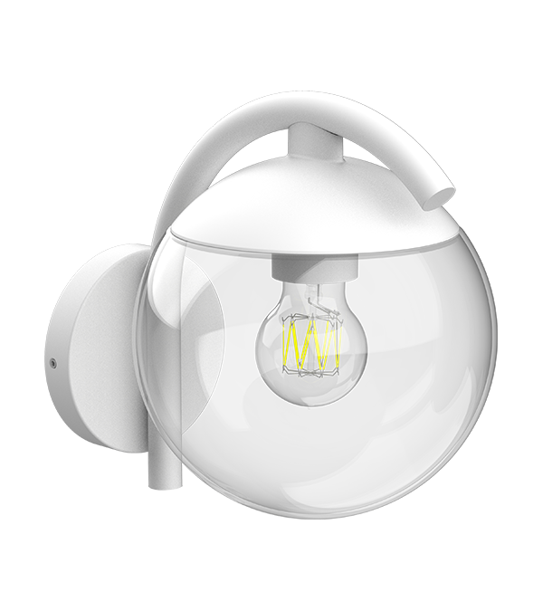 Okrúhla sklenená nástenná lampa Parrot Bend HR60671 Okrúhla sklenená nástenná lampa Parrot Bend HR60671