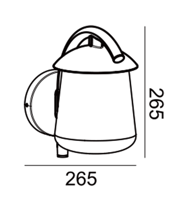 Parrot Bend Flat Top sklenená nástenná lampa HR60673 Parrot Bend Flat Top sklenená nástenná lampa HR60673