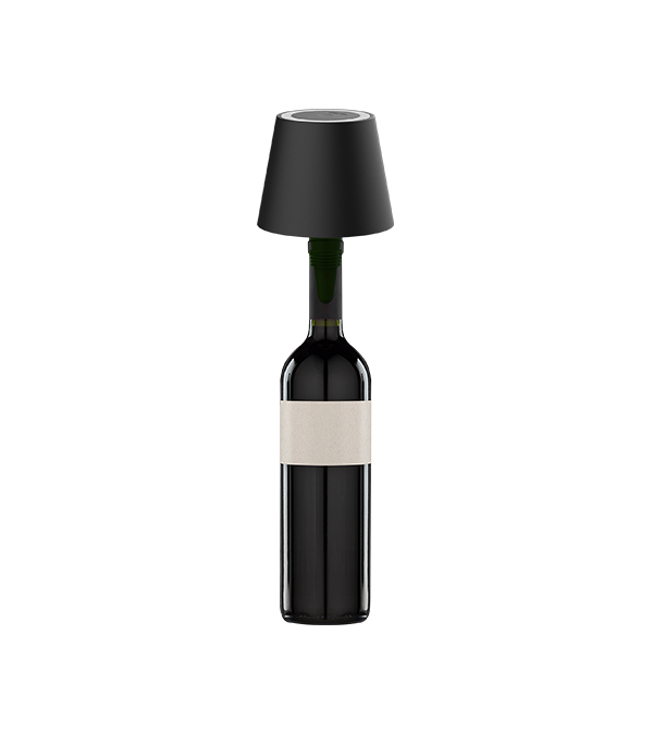 Stolová lampa na nabíjanie fliaš vína s odtieňom HR95045 Stolová lampa na nabíjanie fliaš vína s odtieňom HR95045