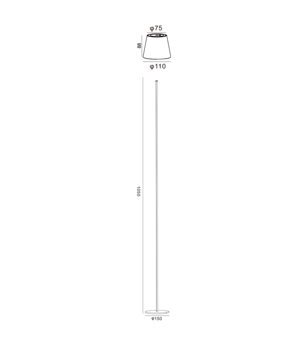 1130 Nabíjateľná lampa s tienidlom HR95043-1130 1130 Nabíjateľná lampa s tienidlom HR95043-1130