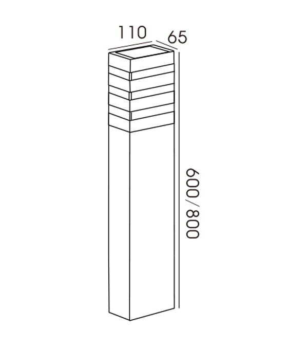 90 štvorcové trojvrstvové priehľadné záhradné svietidlo HR60064-800 90 štvorcové trojvrstvové priehľadné záhradné svietidlo HR60064-800