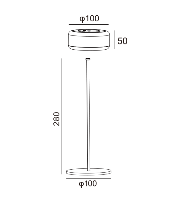 300 Vysoká stolová lampa HR95002-330 300 Vysoká stolová lampa HR95002-330