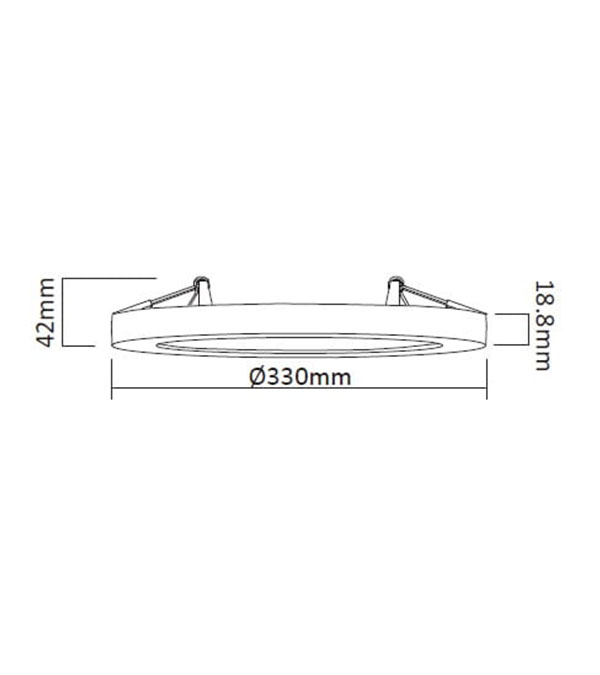 330 LED stropné svietidlo HR10101 330 LED stropné svietidlo HR10101