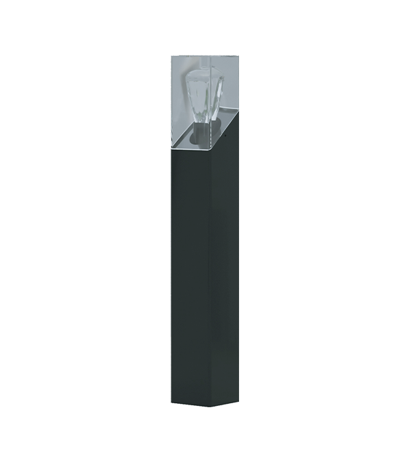 E27 Square Smoke Grey PC záhradné svietidlo HR60133-600 E27 Square Smoke Grey PC záhradné svietidlo HR60133-600