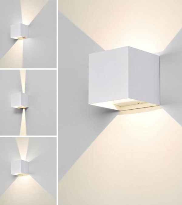 100 štvorcových LED obojsmerne stmievateľné nástenné svietidlo HR60432-LED 100 štvorcových LED obojsmerne stmievateľné nástenné svietidlo HR60432-LED